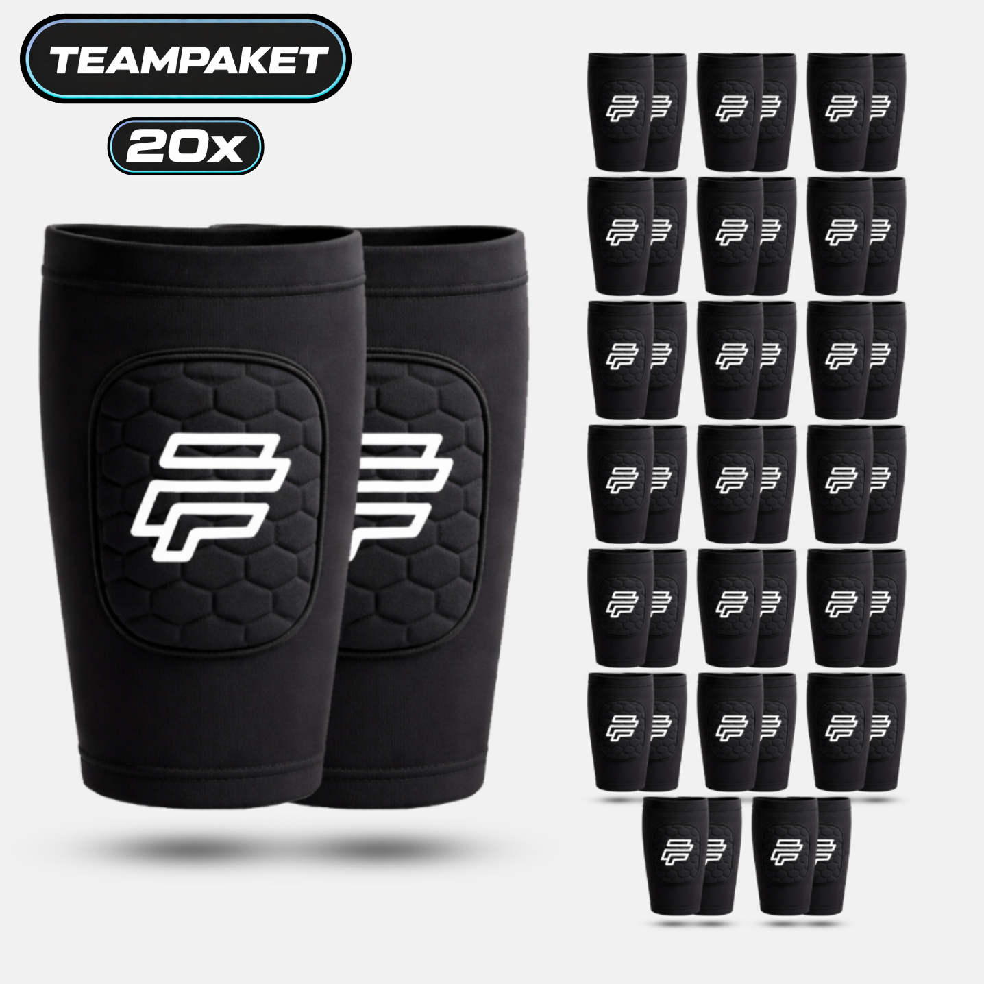 Shin Pad Sleeves Team Pack